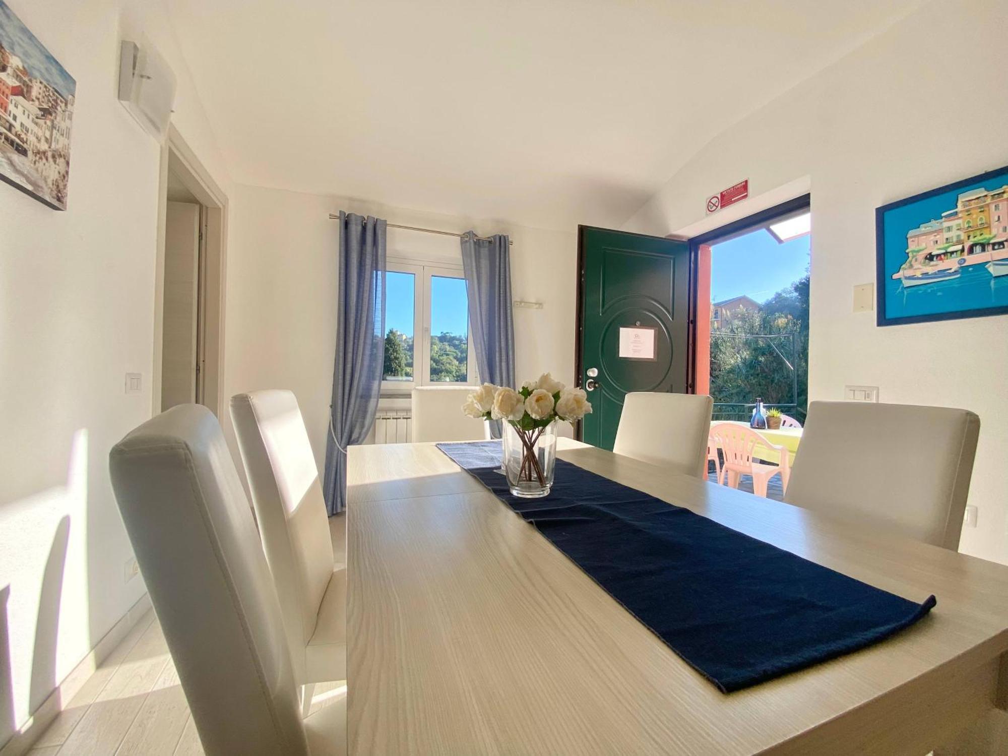 Alla Casa Rosa, Peaceful Apartment Surrounded By Greenery With Free Parking, Wifi & Air Conditioning Rapallo Exterior photo